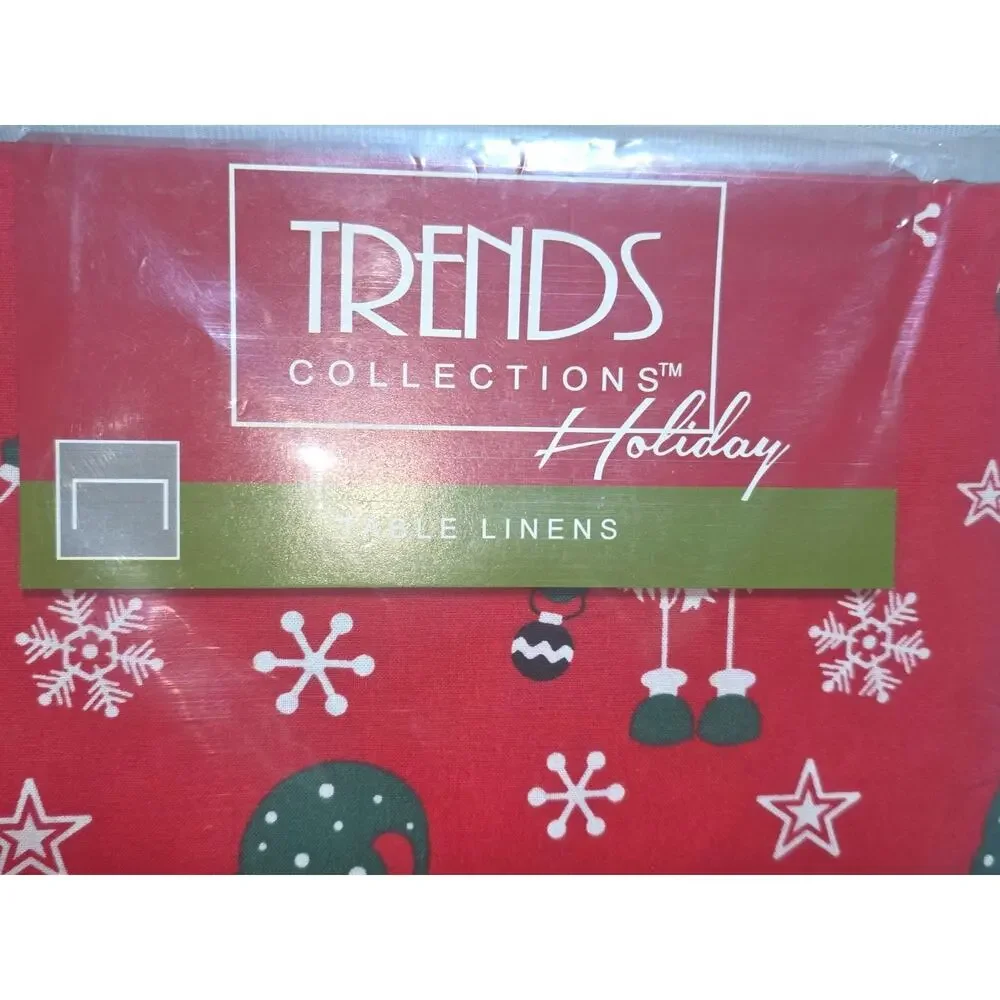 100% cotton Christmas Tablecloth 